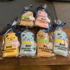 動物柄タオルハンカチセット　6セット　プチギフト