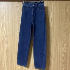 ユニクロU　カーブジーンズ　23サイズ　ブルー　ネイビー　461662