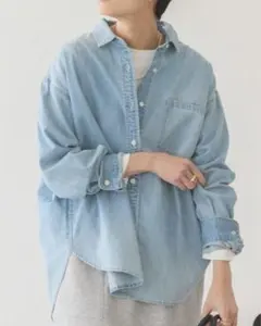 AMERICAN HOLIC バックタックオーバーシャツのサムネイル