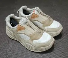 UGG アグ◆ ジップ付き スウェードコンビ 厚底スニーカー ダッドスニーカー