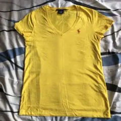 最終値下げ‼️Ralph Lauren イエロー Vネック Tシャツ S/P