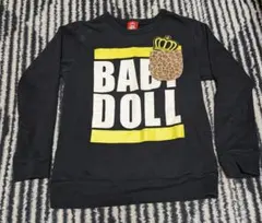 BABY DOLL 黒 トレーナー 150のサムネイル