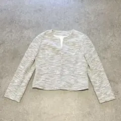 s3259 Quatre Epice ノーカラージャケット ツイード フォーマル