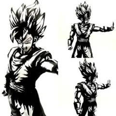 GrandistaVEGITO グランディスタベジット 墨絵風モノクロリペイント