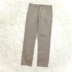 ユニクロ チノパン メンズ ベージュ W73 ストレッチ スリムフィット