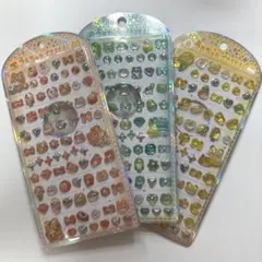 うるちゅる プチシール 3シートセット