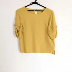 【美品】ドロワットロートレアモン☆麻の変形半袖ブラウスのサムネイル