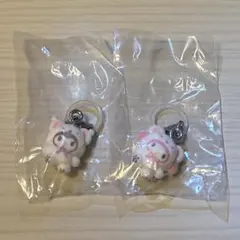 サンリオ　めじるしアクセサリー　ふわふわスノー　マイメロ　クロミ