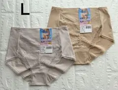 【新品】アツギ レディース お腹すっきり 丸みヒップ設計 ショーツ 2枚 Ｌのサムネイル