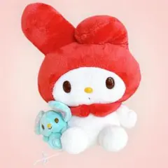 極美品【即発送手続き可能】マイメロディ フラットくん ぬいぐるみ サンリオ 希少