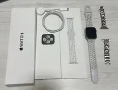 ApplewatchSE2 44mm バンド2種類、ケーブル付き