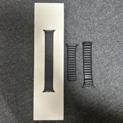 Apple watch 純正 レザーリンク ミッドナイト 45mm S/M