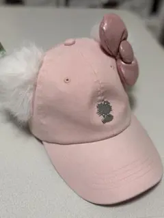 ユニバ ハローキティ 耳付きピンクキャップ