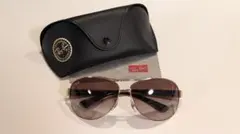 未使用 Ray-Ban RB3386 アビエイター ゴールド ブラウン グラデ