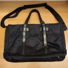 GLUX ブラック ビジネスバッグ