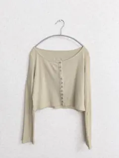 【美品】FURFUR ファーファー リブカーディガン