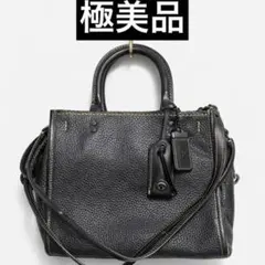 COACH コーチ Rogue 25 ローグ 3WAY レザーバッグ ブラック
