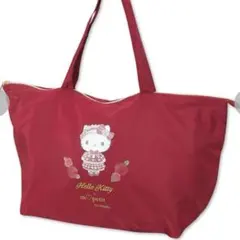 【匿名配送】ハローキティ　トートバッグ　大容量　赤