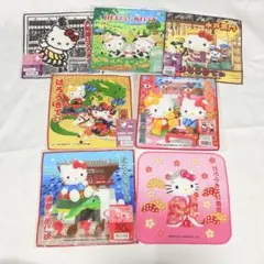 ハローキティ タオルハンカチ 7枚セット ご当地限定 16 - メルカリ