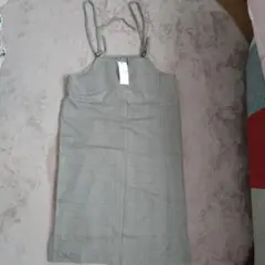 サスペンダー付き　ペンシルスカート　グレンチェック