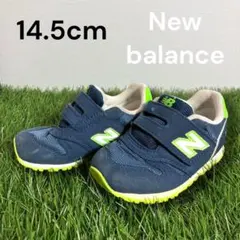 New Balance ニューバランス 14.5cm スニーカー ネイビー 靴