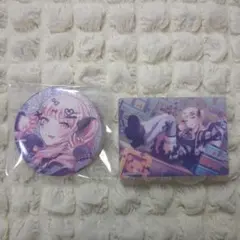 暁山瑞希　ノーブルアート　グリッター缶バッジ　Iなんです　vol.52　26c