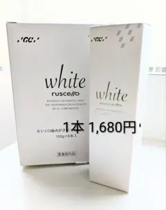 루세로 화이트 1병 ■ 외부 상자 포함 ■ 루세로 치약 GC 화이트닝