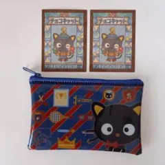 チョコキャット　サンリオ　ポーチ　シール　3点セット