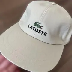 新品✴︎LACOSTE ベージュキャップ 調整可能　ベージュ