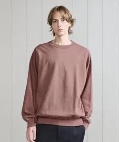 新品 24AW H BEAUTY&YOUTH クラシック スウェットクルーネック