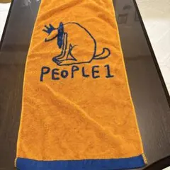 PEOPLE1 タオル　オレンジ×ブルー　新品未開封 PEOPLE1 タオル オレンジ×ブルー 新品未開封 - メルカリ