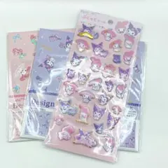 SANRIO マイメロディ クロミ ぷくっとシール デザインペーパー まとめ売りのサムネイル