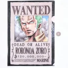 ワンピース ローソン ゾロ クリアファイル