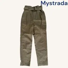 【新品未使用】Mystrada／マイストラーダ アシメチノパンツ／ワイドパンツ Mystrada（マイストラーダ）の「アシメチノパンツ（その他パンツ
