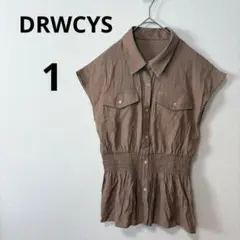 美品 ドロシーズ S ウエストギャザー　フレンチスリーブ　シャツ ブラウスのサムネイル