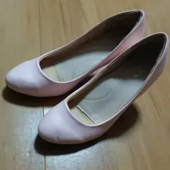 薄ピンクパンプス 4Lのサムネイル