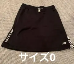 NEW BALANCE GOLF ニューバランス 裏起毛 スカート ブラックS