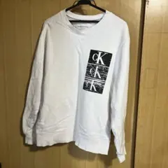 CALVIN KLEIN JEANS ホワイトトレーナー