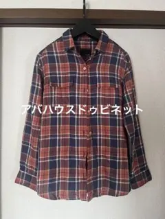 アバハウスドゥビネット チェック柄 長袖シャツ サイズ2のサムネイル