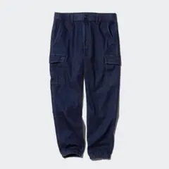 ユニクロ カーゴ ジョガーパンツ デニム Sサイズ