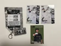 千葉ロッテマリーンズ 安田尚憲 キーホルダー トレカ