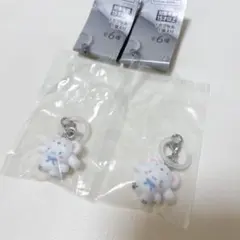 ガチャガチャ サンリオ ふわふわスノー めじるしアクセサリー シナモロール