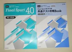 Final Spurt 40 & 共通テスト攻略Book 2025