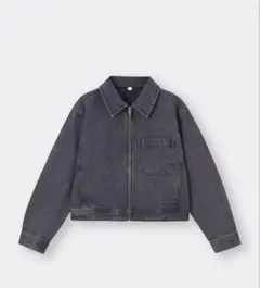 【美品】GUジーユー　デニムジップアップジャケット　Lサイズ