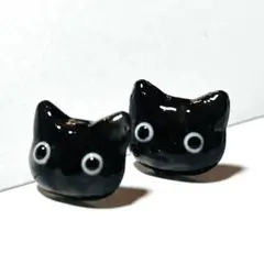 黒猫のピアス
