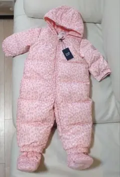 ★新品★　ベビーカバーオール　ダウン75% GAP　ピンク 12-18か月