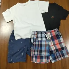 UNIQLO 、Gap Tシャツ 、パンツ110 4枚セット