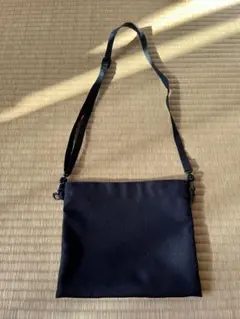 無印良品 ポーチとしても使える撥水サコッシュ 黒