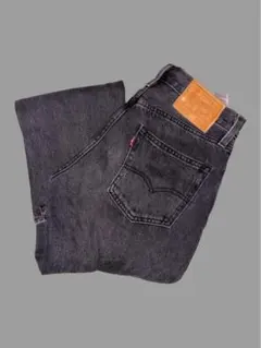 ま*つ様 Levi's 551 ブラックデニム ストレートジーンズ