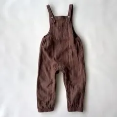 QUINCY MAE 18-24m ベビー サロペット オーバーオール ブラウン